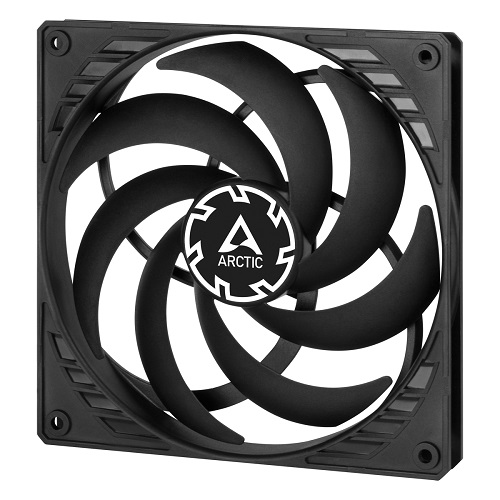 ARCTIC P14 SLIM PWM PST Fan, 4-pin, 140mm, Melns