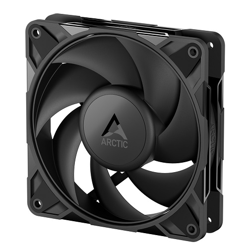 ARCTIC P12 PRO PWM PST High-Performance Fan, 4-pin, 120mm, melns