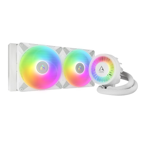 ARCTIC Liquid Freezer III - 280 A-RGB Torņa CPU dzesētājs, balts