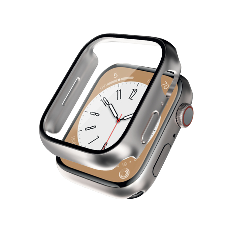 Crong Hybrid Watch maciņš - maciņš with Glass Apple Watch 40mm (Starlight)