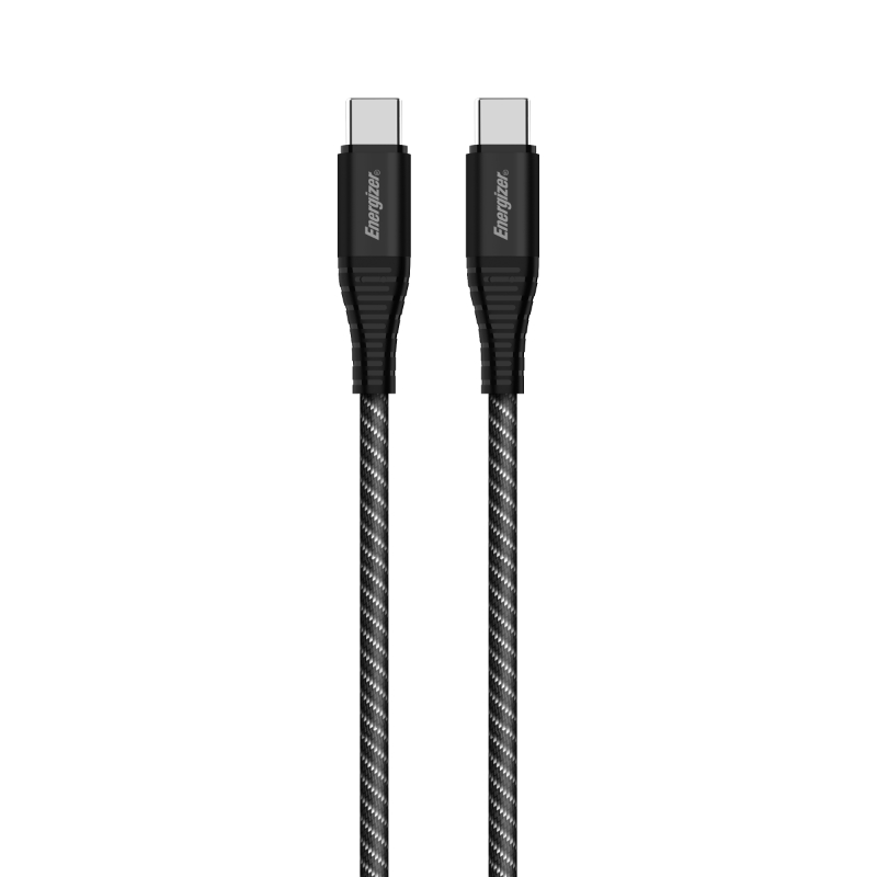 Energizer Ultimate - USB-C to USB-C 100W connecting kabelis 2m (melns)