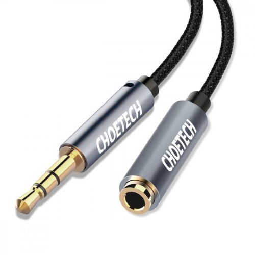 CHOETECH Audio Aux Kabelis 3.5mm, M-F, 2m