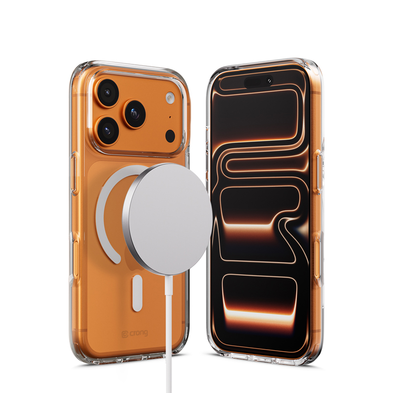 Crong Clear MAG Cover - MagSafe iPhone 17 Pro maciņš (Clear)