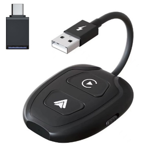 CarPlay bezvadu adapteris priekš iPhones/Android smartphones