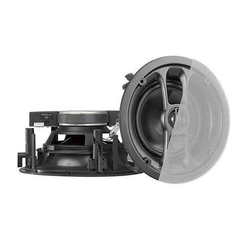 Ceiling Speakers, 30W, 6.5’’ Bluetooth, (Active + Passive Pair), Melns
