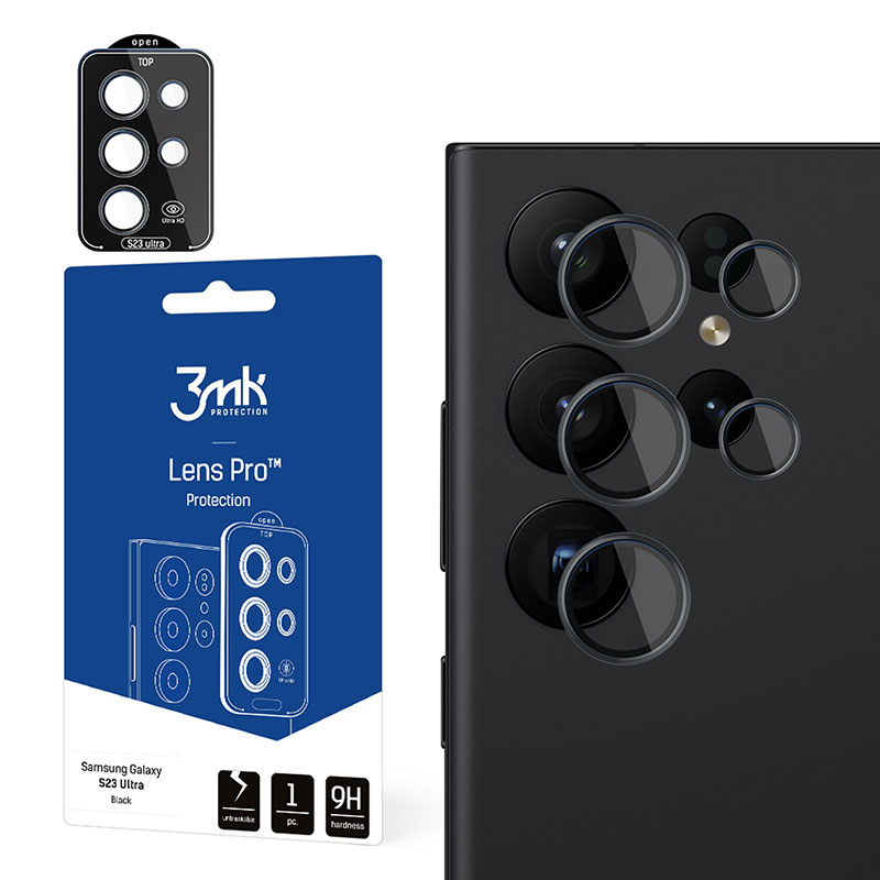 3mk Lens Protection Pro kameras aizsargs Samsung Galaxy S24 Ultra - melns