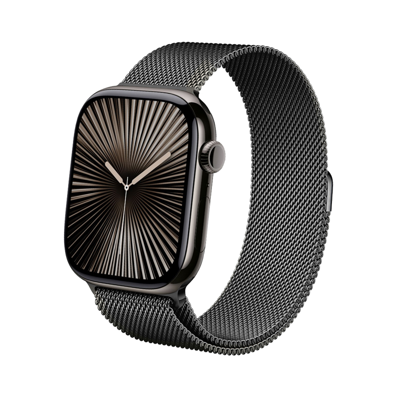 Crong Milano Steel - Stainless Steel siksniņa Apple Watch 44/45/46/49 mm (Graphite)