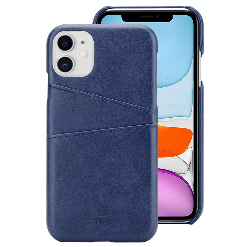 Crong Neat Cover - iPhone 11 Pro maciņš with Pockets (zils)