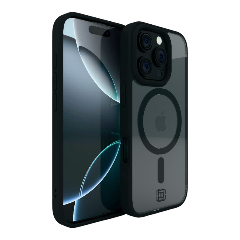 Incipio Velocity MagSafe - maciņš iPhone 16 Pro (Clear / melns)