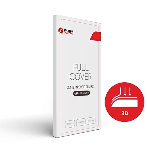 Privacy Rūdīts stikls Ekrāna aizsargs APPLE iPhone 15 Pro (3D)