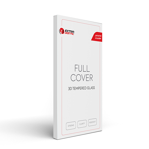 Rūdīts stikls ekrāna aizsargs Huawei P20 Lite (3D, melns)