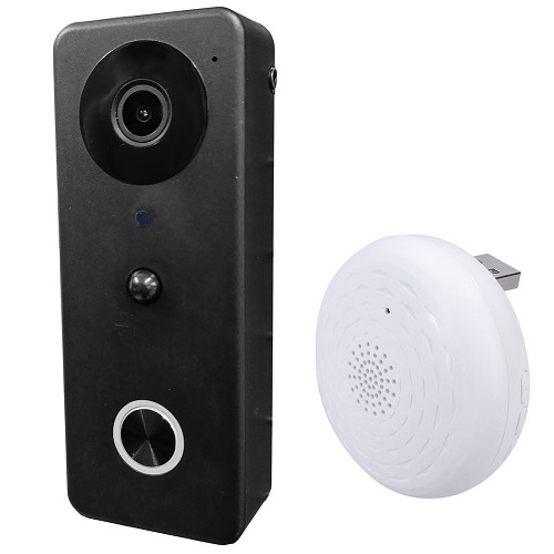 Smart Video Doorbell, Baterija Camera, Tuya, Wi-Fi, Unlocking