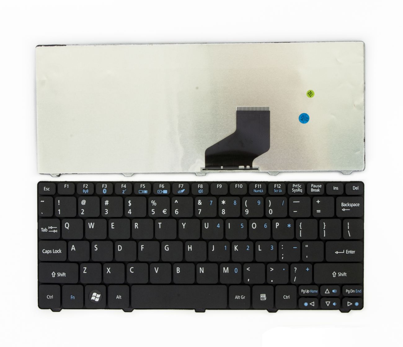 ACER Aspire One tastatūra priekš modeļiem 532H, 521, 522, 533, D255, D255E, D257, D260, D270