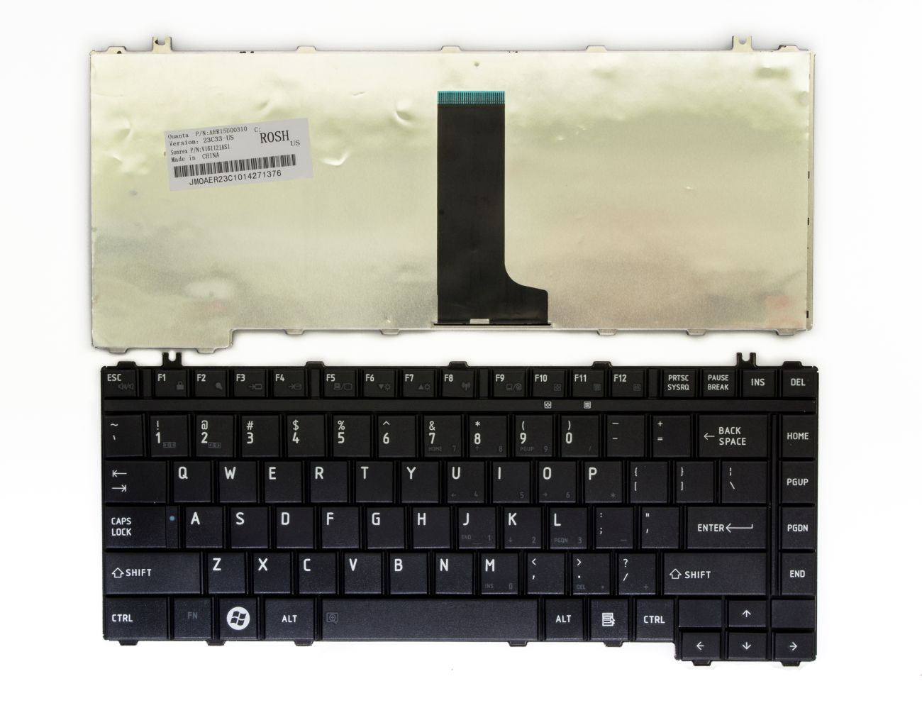 Tastatūra TOSHIBA Satellite: A200, A205, A210, A300, A305, A350, L300, L300D, L305, M200, M205