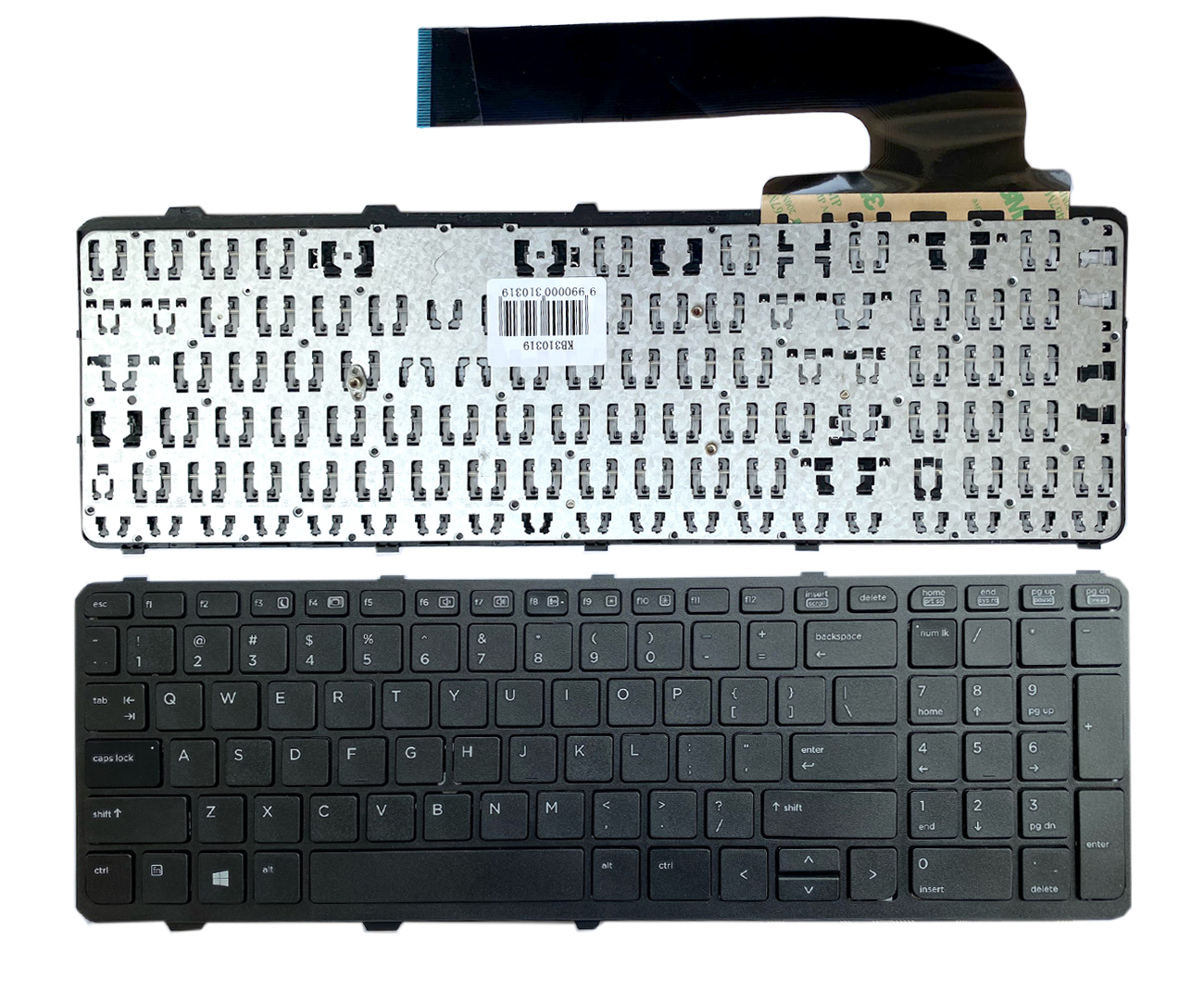 HP Probook tastatūra priekš modeļiem 450, 450 G0, 450 G1, 450 G2, 455, 470, 650