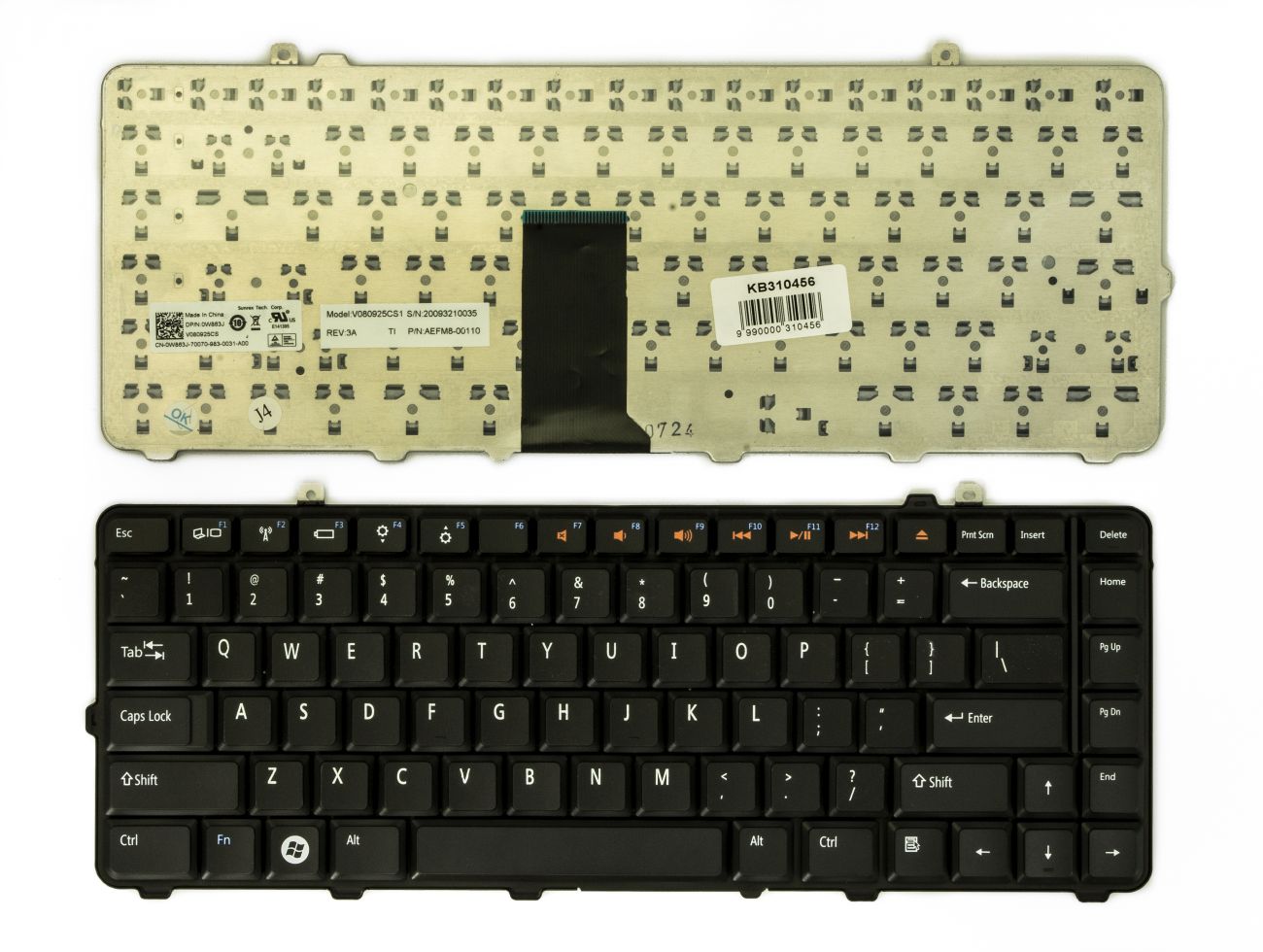 DELL Studio 15 tastatūra priekš modeļiem 1535, 1536, 1537, 1555, 1557, 1558