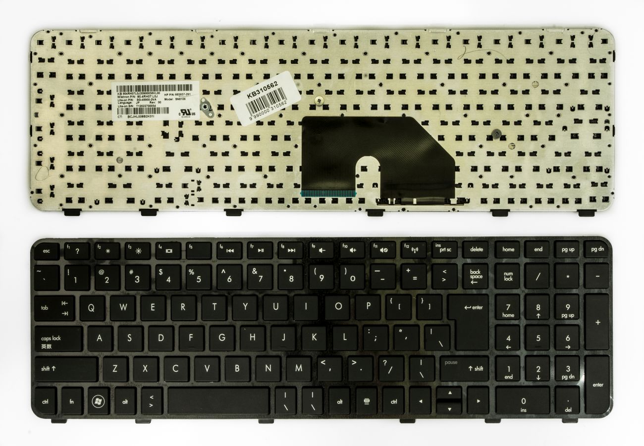HP tastatūra priekš modeļiem DV6-6000, DV6-6029