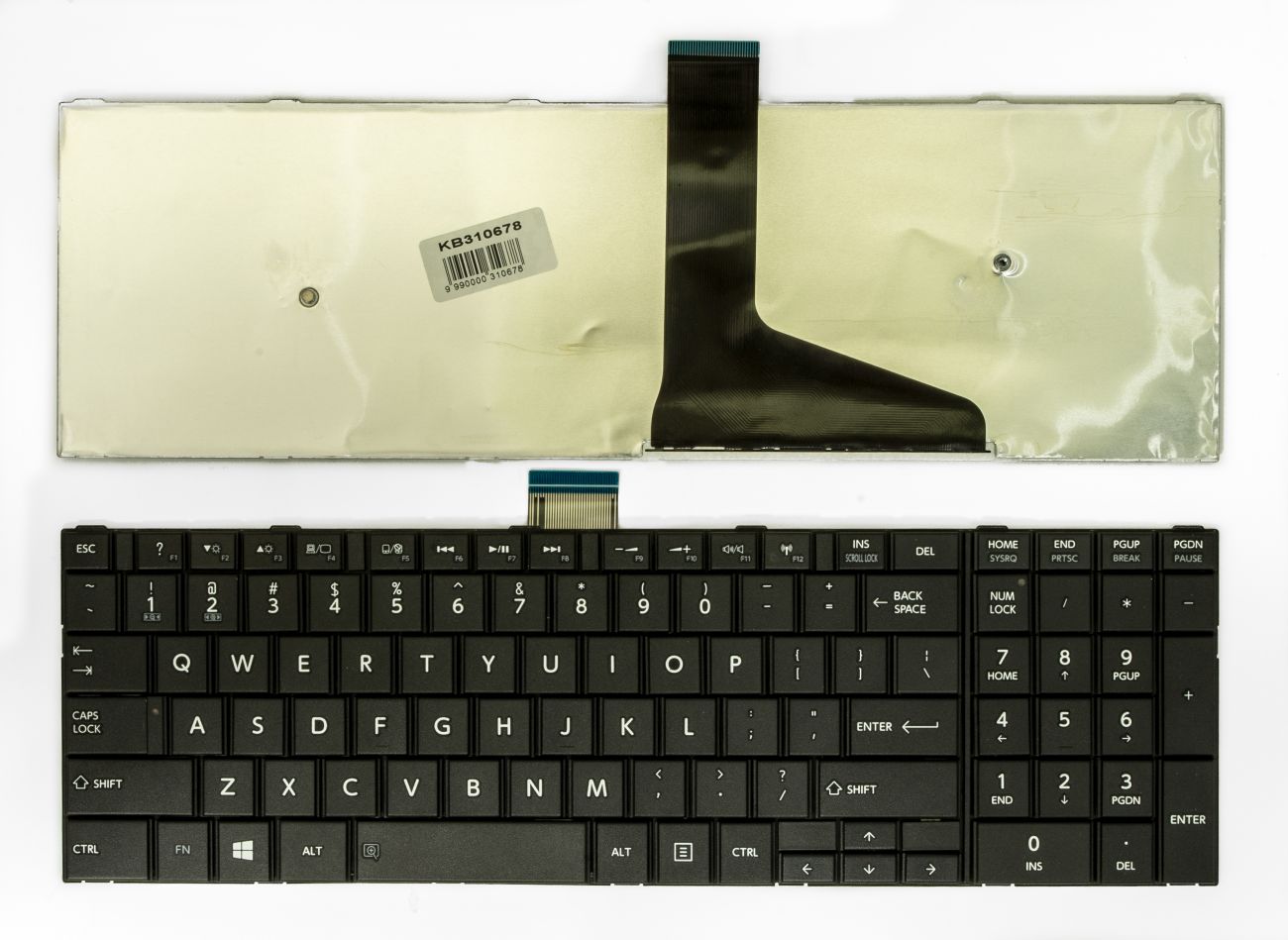 Tastatūra TOSHIBA Satellite C50, C50A, C50-A, C50D-A, C55, C55T, C55D, C55-A, C55D-A