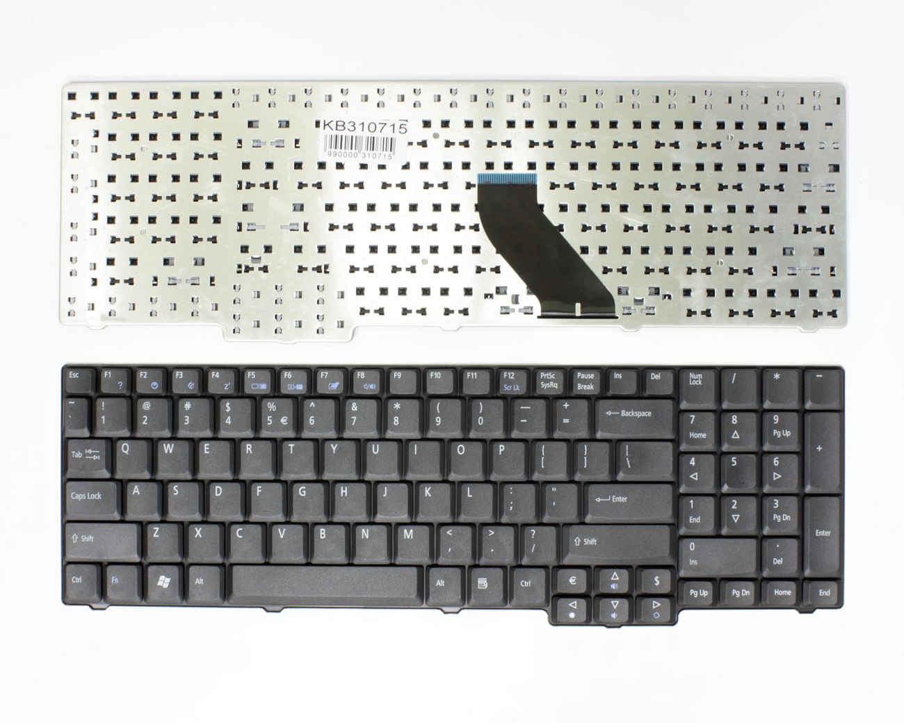 ACER Aspire tastatūra priekš modeļiem 5235, 5335, 5535, 5735, 6530, 7220, 8920, 9300