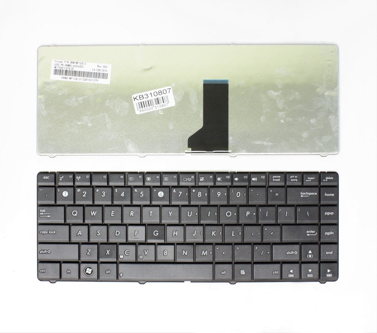 ASUS tastatūra priekš modeļiem U30, U30J, U30S, U31, U31F, U31J, U31S, U35, U35J, U45, U45J