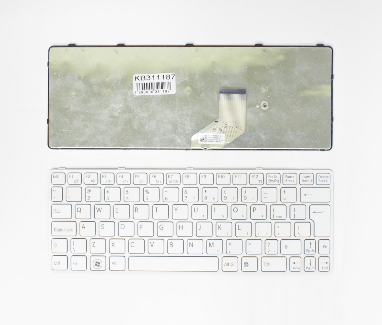 SONY Vaio SVE11 UK balta tastatūra