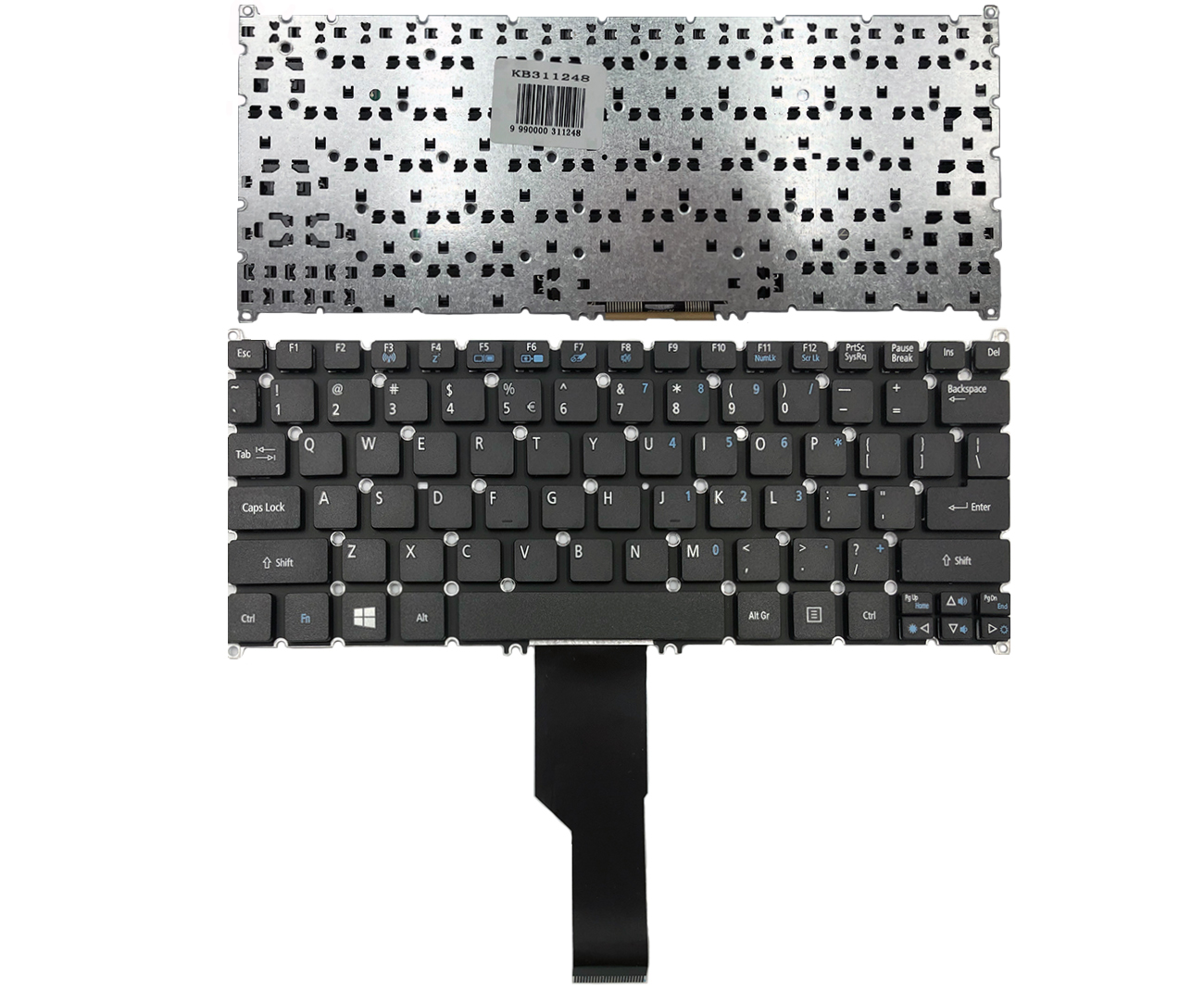 ACER Aspire E3-111, E11-111, ES1-111, ES1-111M, ES1-311 tastatūra