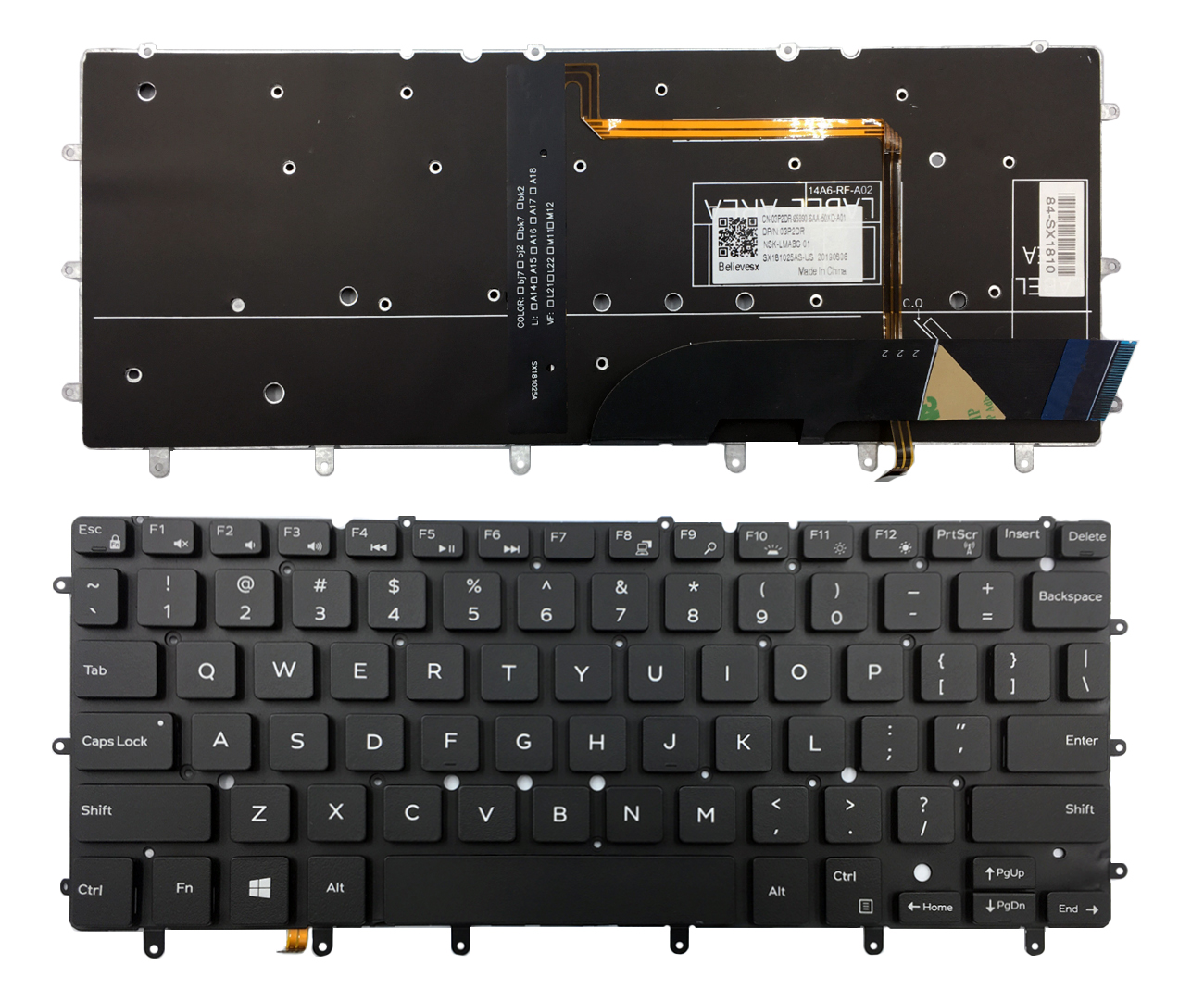 DELL Inspiron 13 7000, 7352, 7353, 7359, 7347, 7348 tastatūra