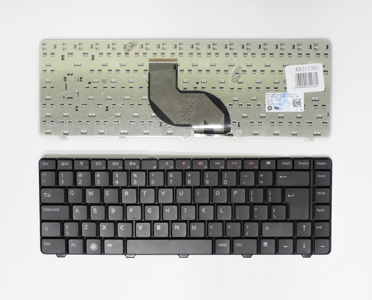 DELL Inspiron 14R, 14V, N3010, N4010, N4020, N4030, N5030, M5030 UK tastatūra