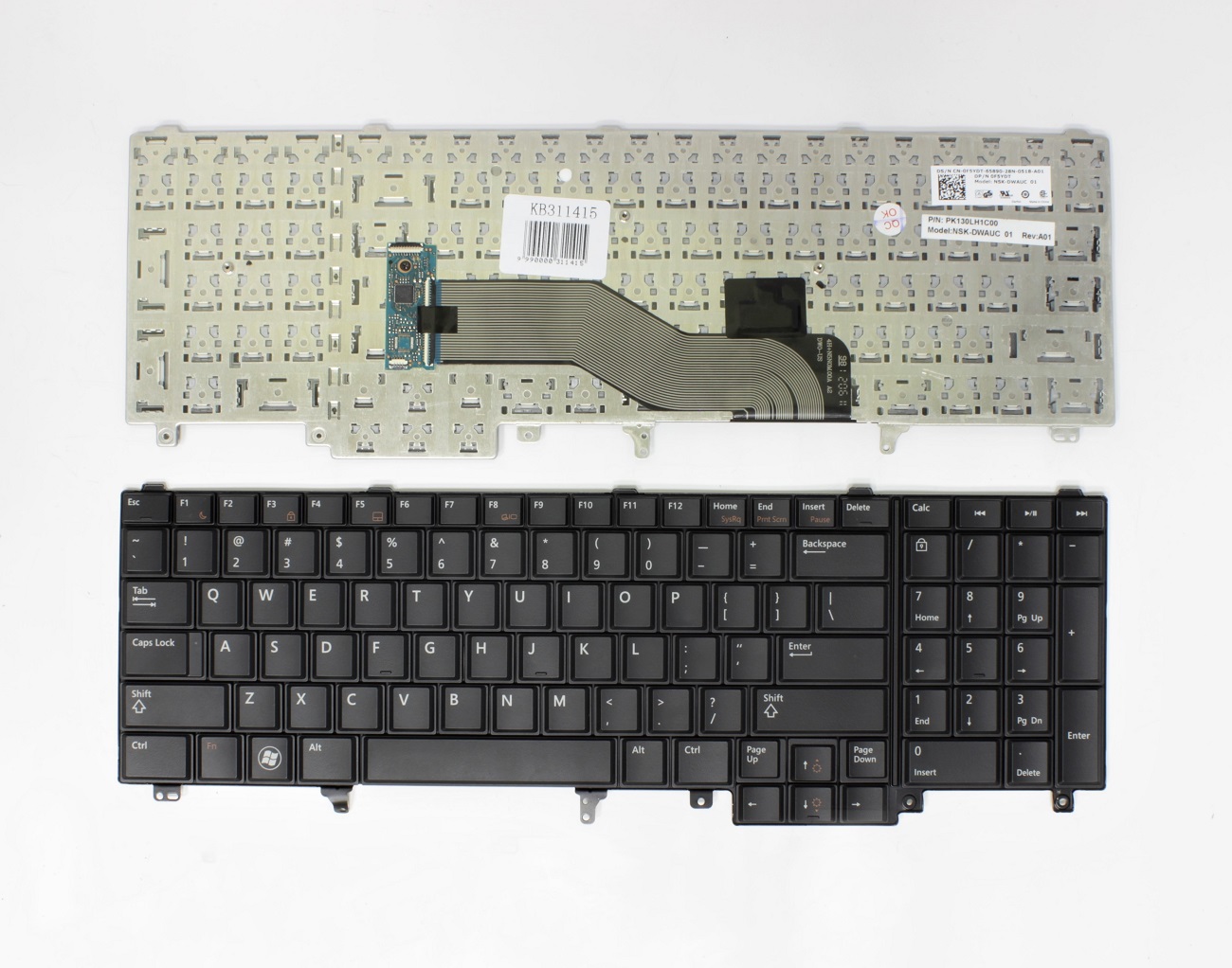 DELL Latitude E5520, E5520m, E5530, E6520 tastatūra