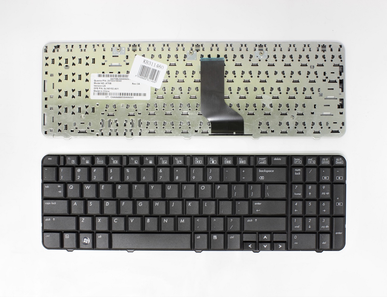 HP Compaq Presario CQ60, CQ60Z, G60, G60T tastatūra