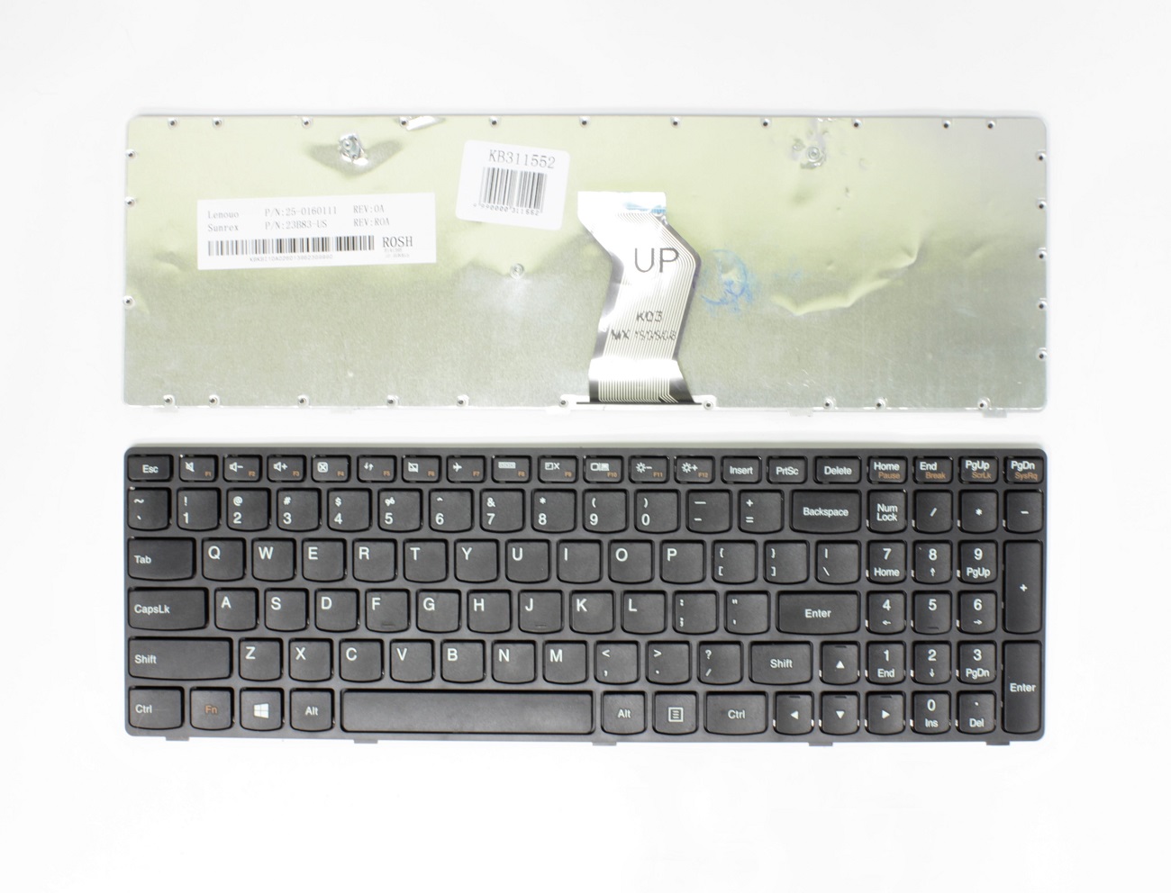 LENOVO IdeaPad G500, G505, G510, G700, G710 tastatūra