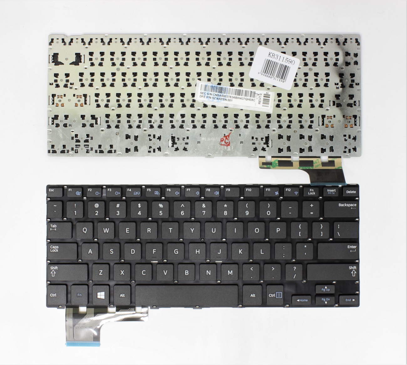 SAMSUNG 905S3G, NP905S3G, 910S3G, NP910S3G, 915S3G, NP915S3G tastatūra