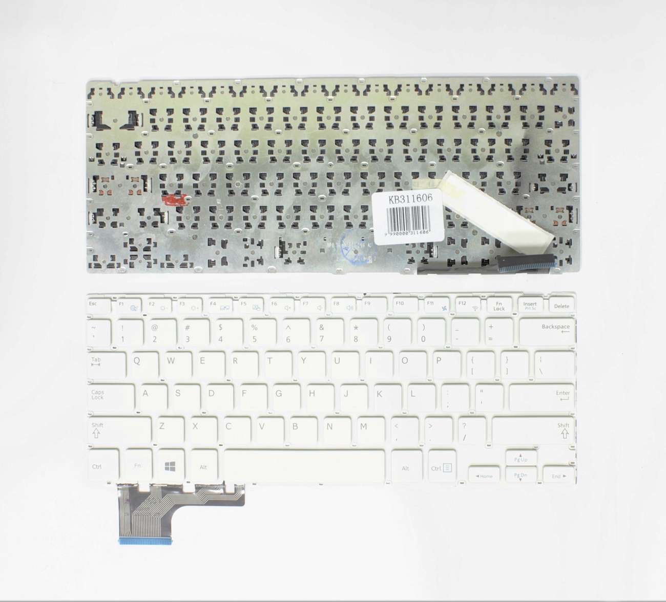 Keyboard SAMSUNG NP905S3G NP910S3G NP915S3G, balts
