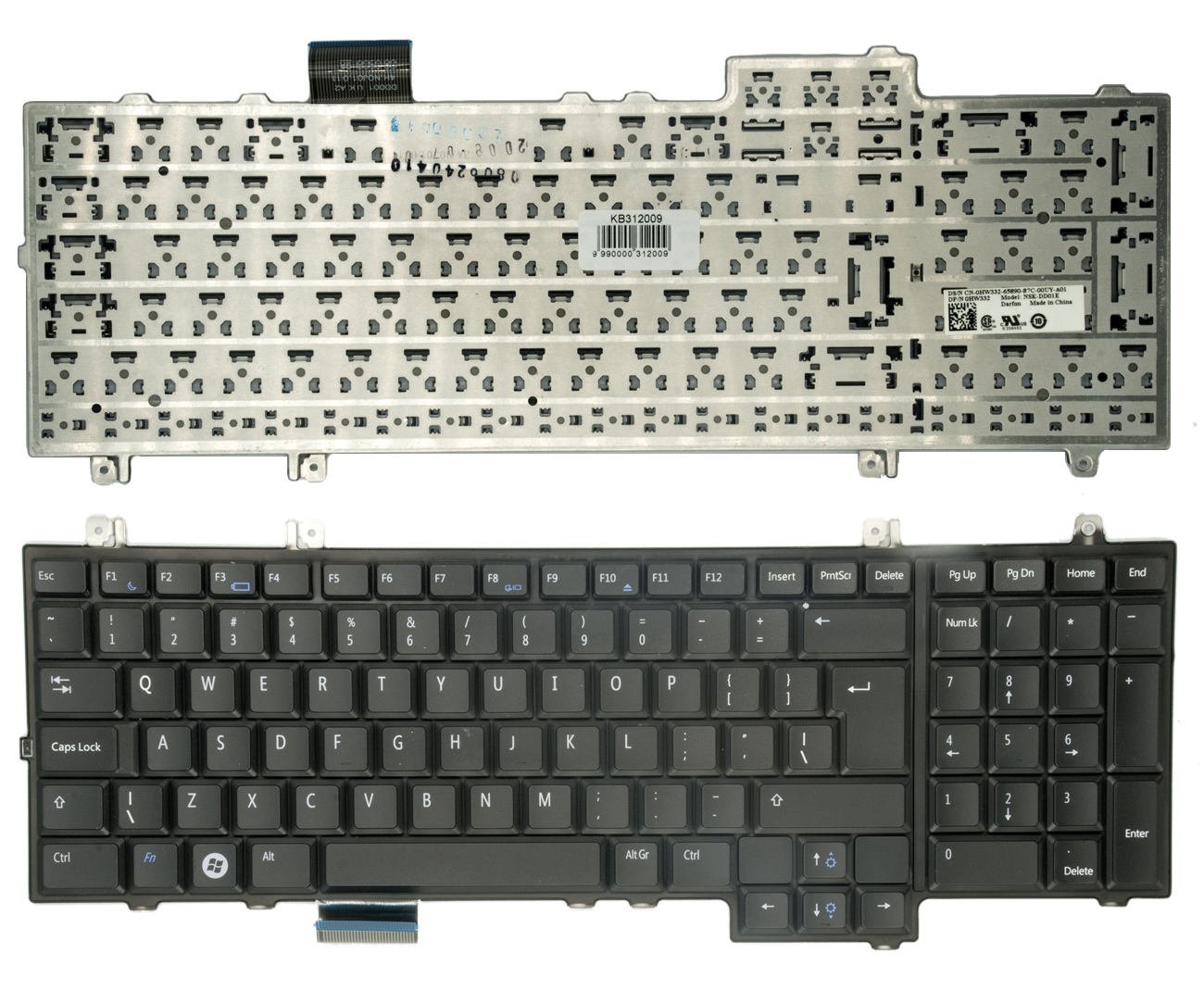 DELL Studio 1735, 1736, 1737 UK tastatūra