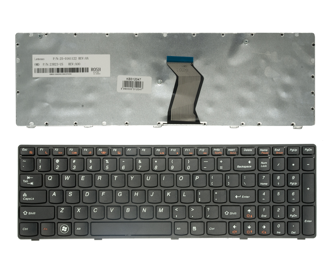 LENOVO G580, G580A, G585, G585A tastatūra