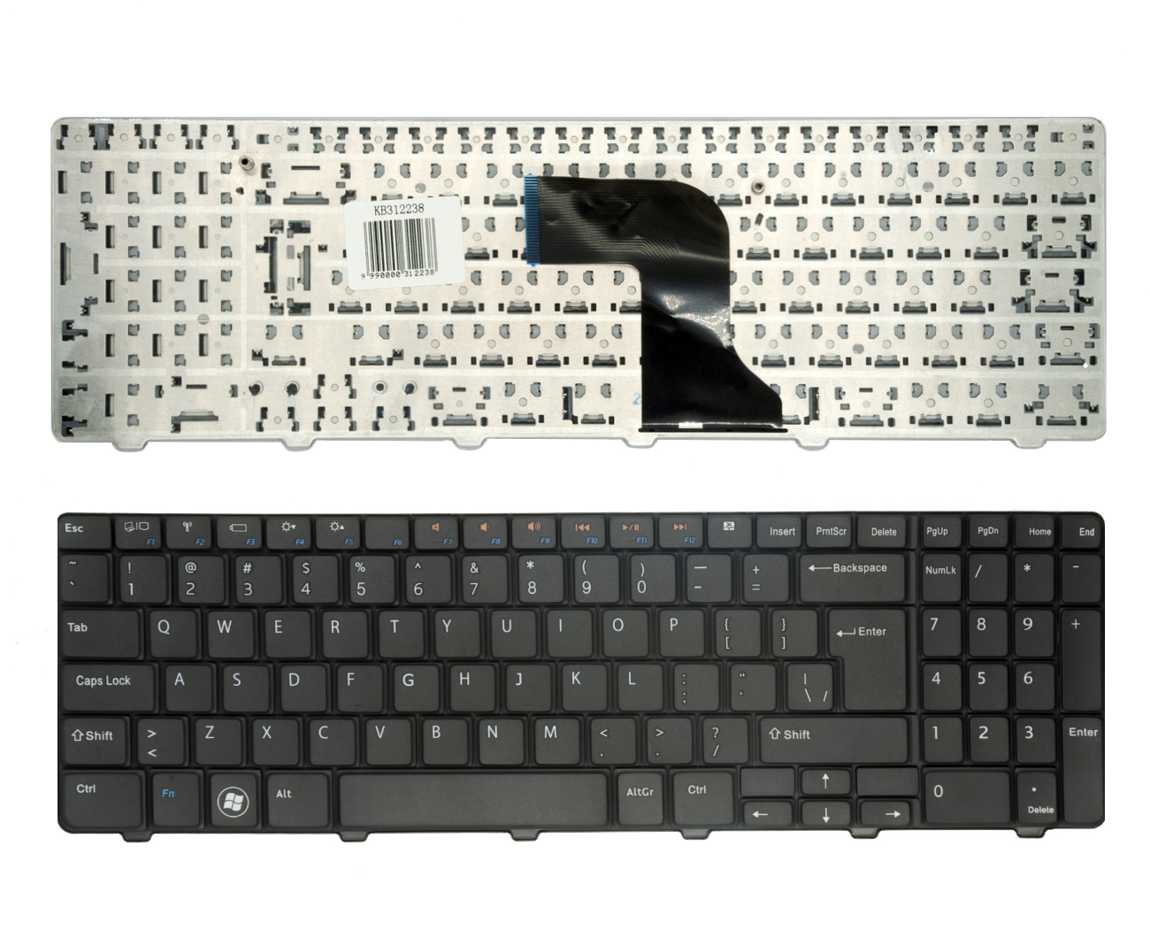 DELL Inspiron 15R N5010, M5010 UK tastatūra