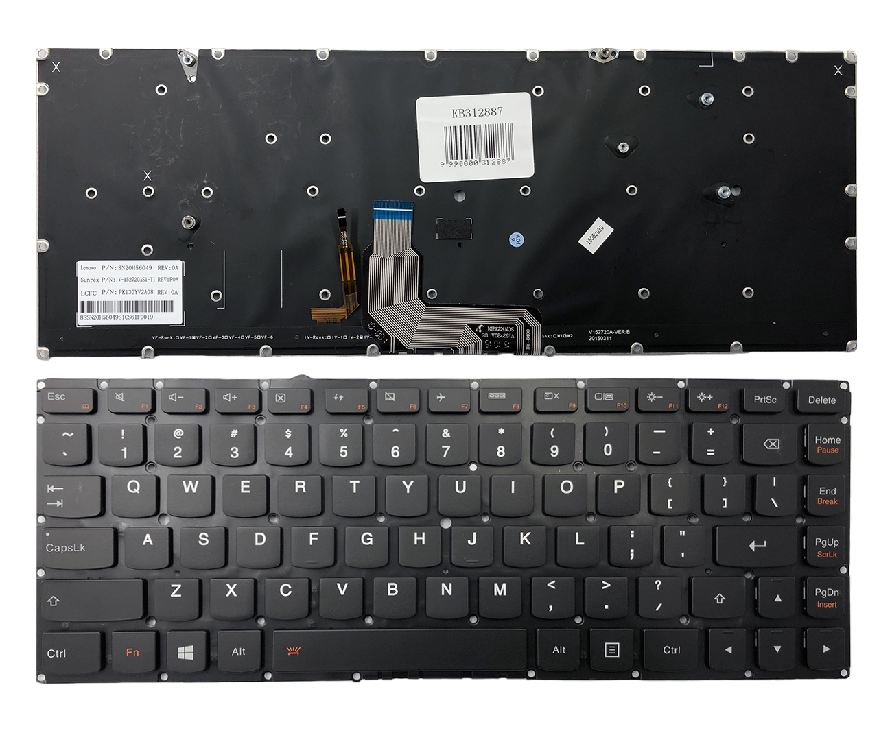 LENOVO tastatūra priekš ThinkPad Yoga 4 Pro Yoga 900 900-13ISK 900S-13ISK