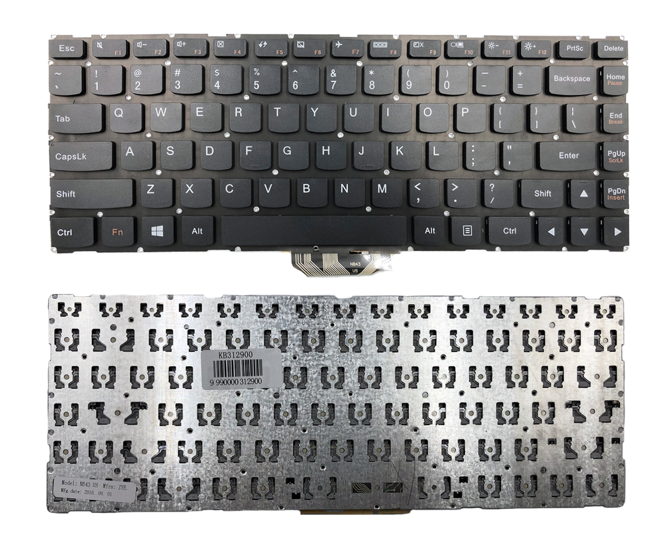 Lenovo tastatūra priekš Yoga 500-14IBD, 500-14IHW