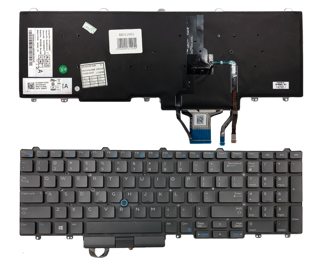 Dell tastatūra priekš Latitude E5550, 5580 / Precision 15 7510, 3510 / Precision 17 7710