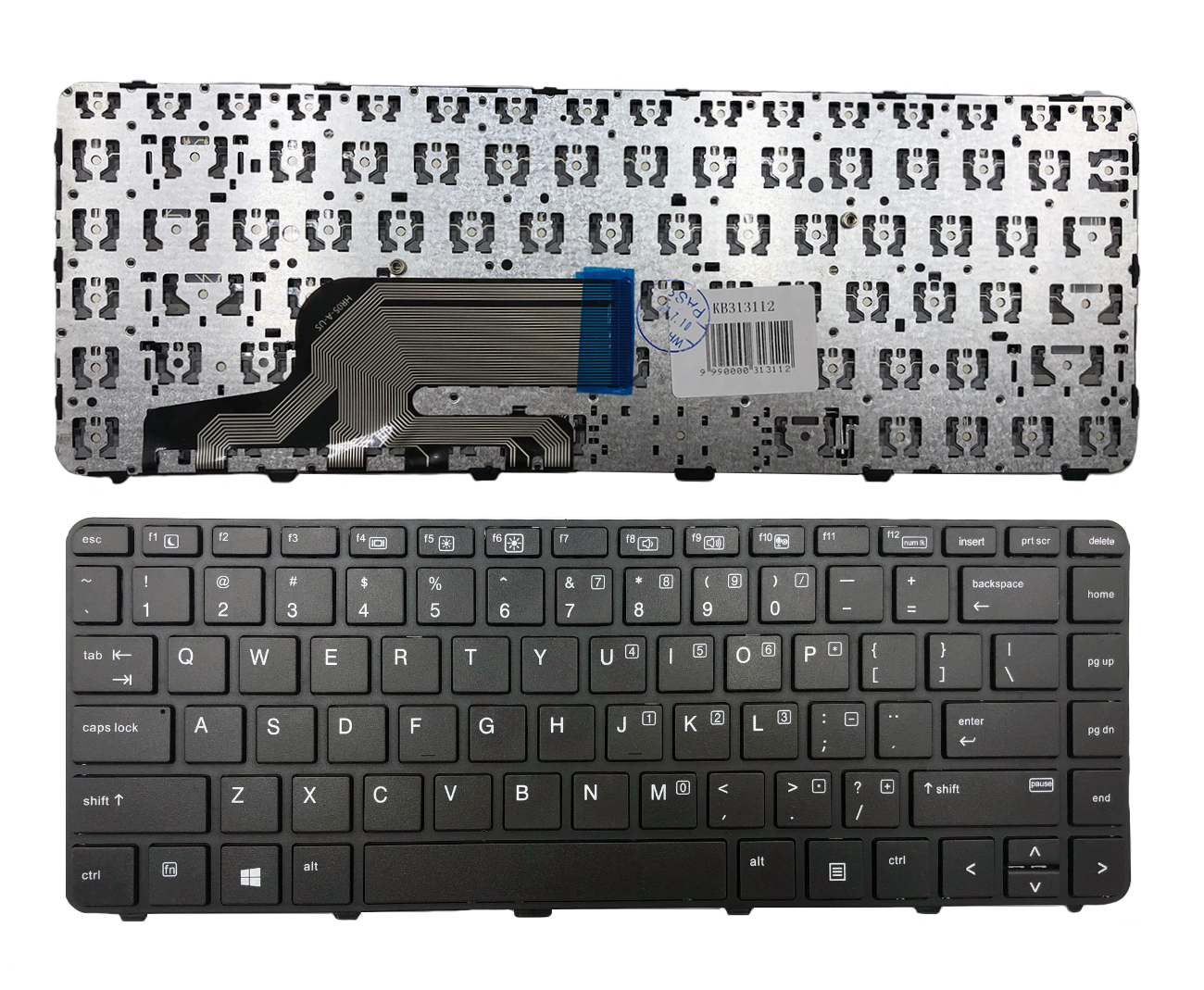 Keyboard HP: Probook 430 G3, 440 G3, 445 G3 (ar frame)