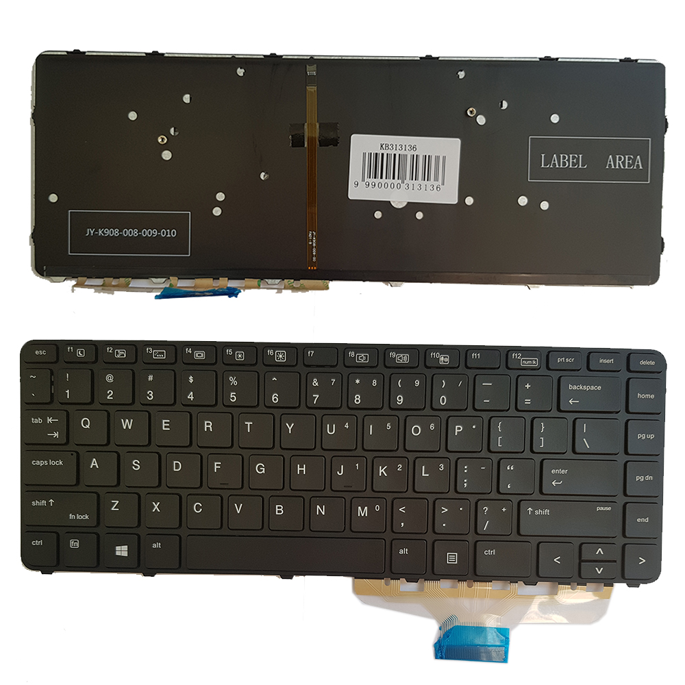 Keyboard HP: EliteBook Folio 1040 G3, 844423-001 ar backlight