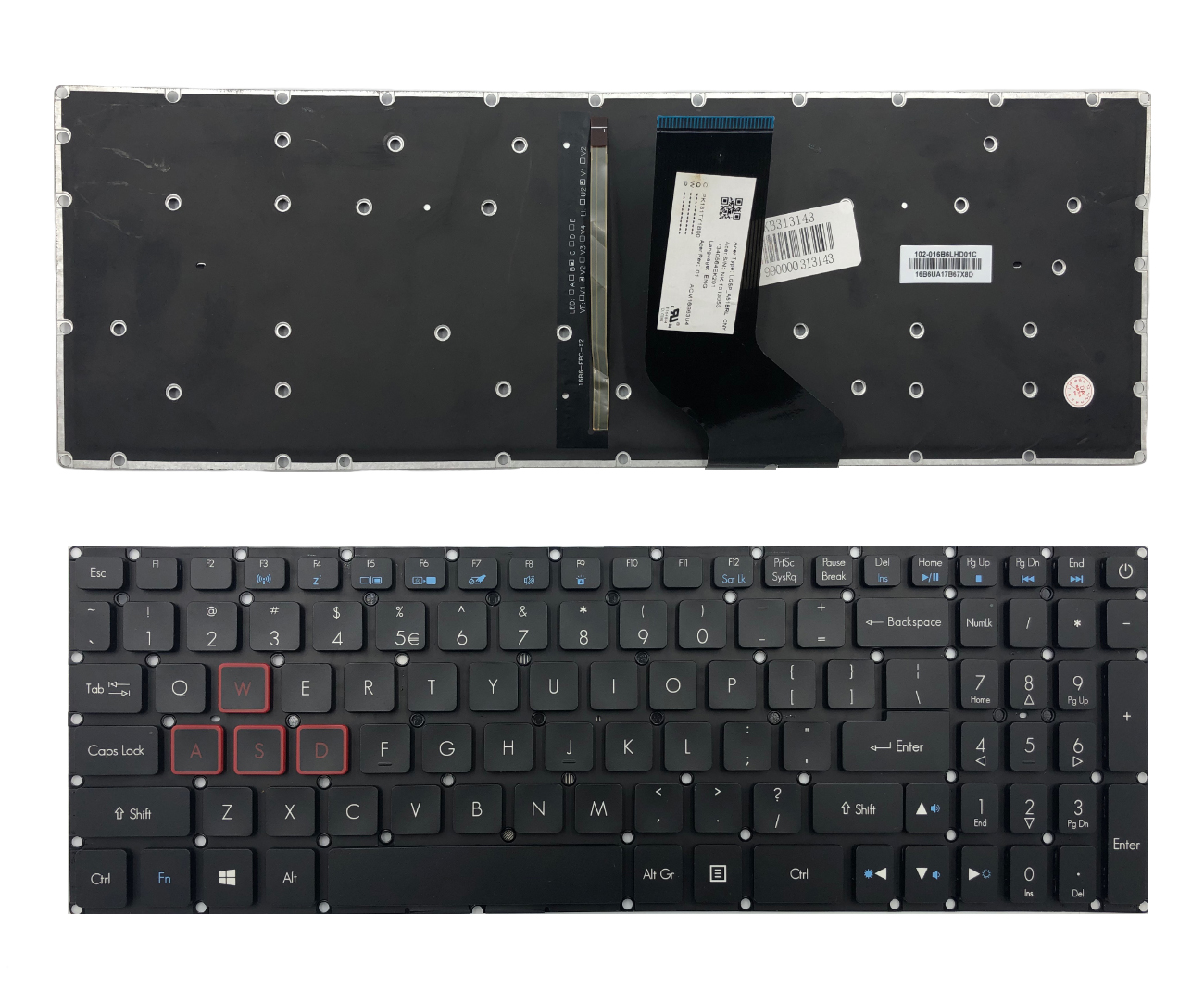 Keyboard ACER: Aspire VN7-793, VN7-793G ar backlight