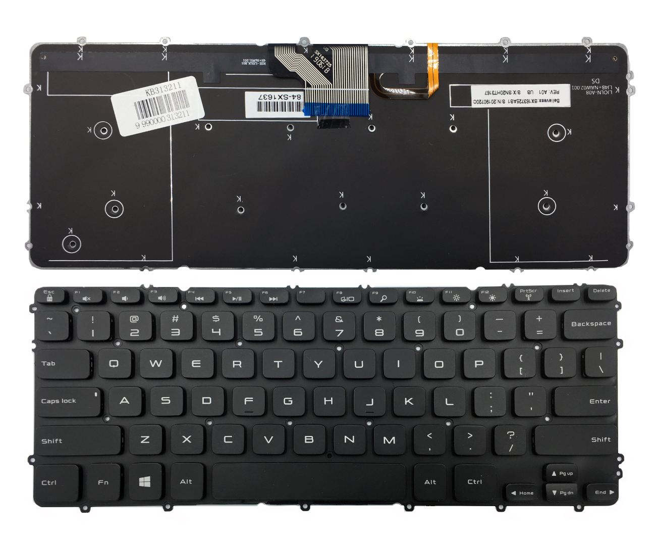 Keyboard Dell: Precision M3800 XPS 15 9530 ar backlight