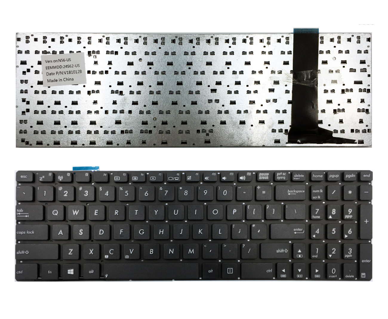 ASUS tastatūra priekš N56VB, N56J, N56JN
