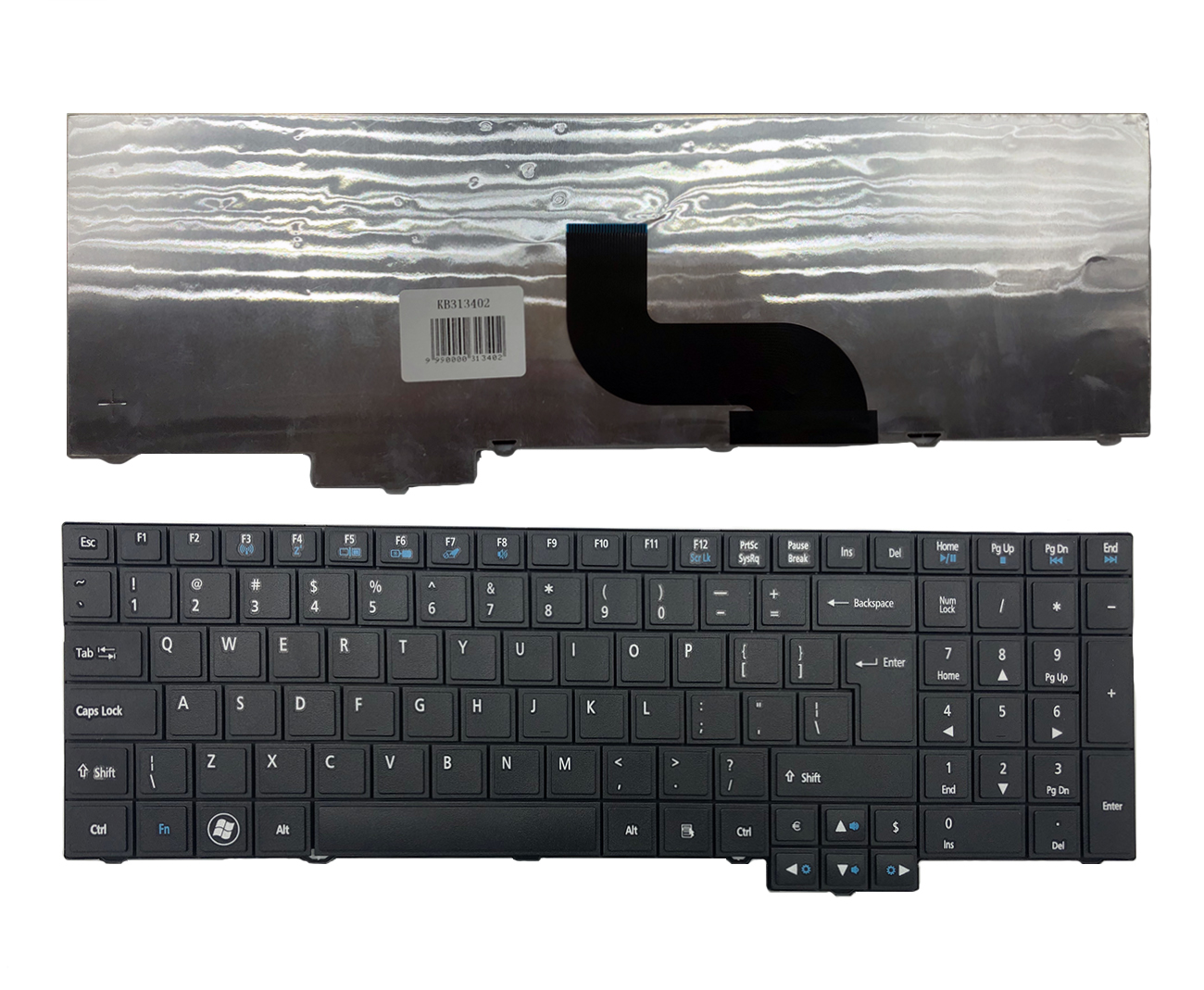 Acer tastatūra priekš TravelMate 5760, 5760G, 5760Z, 5760ZG, UK
