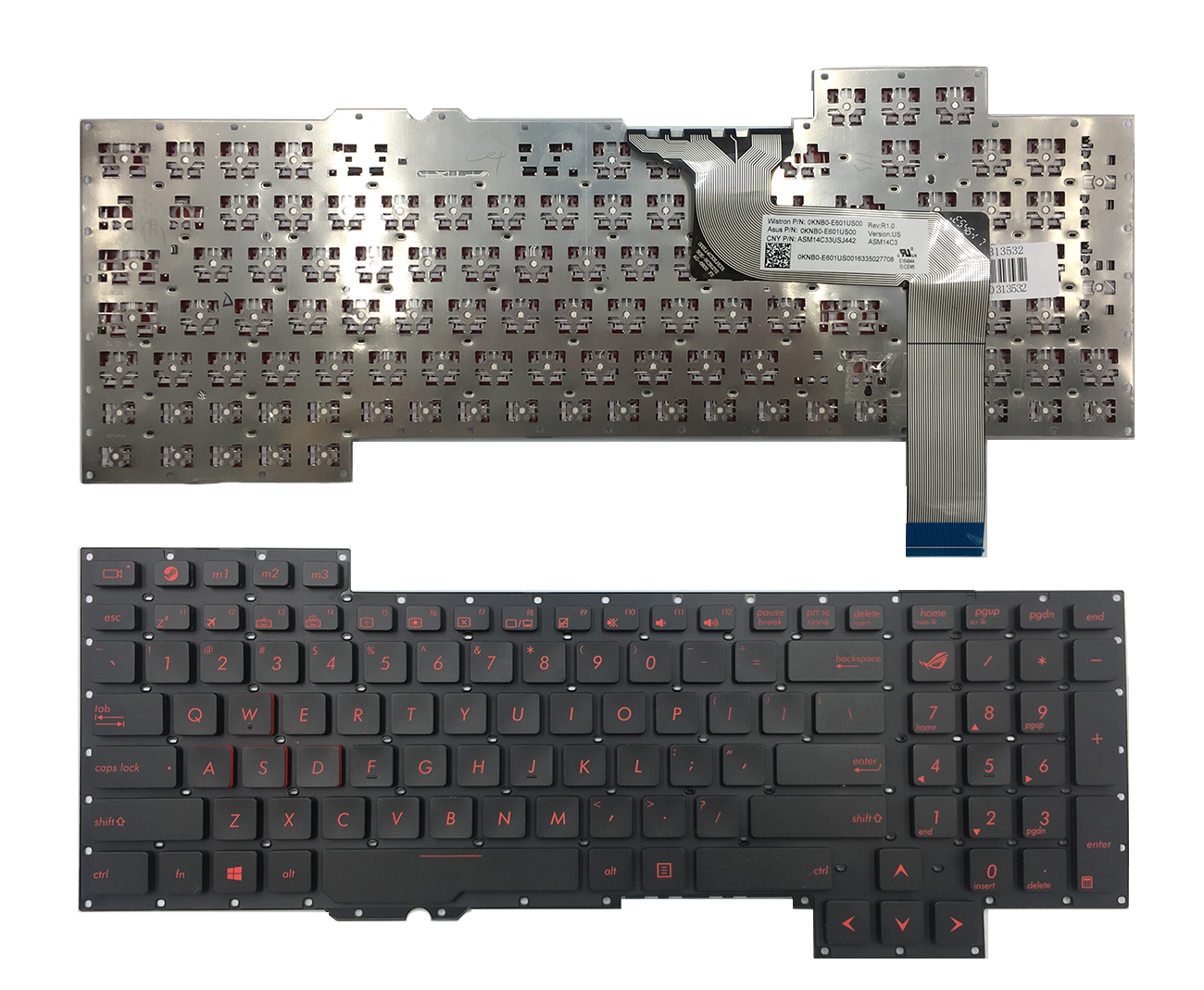 ASUS tastatūra priekš ROG G751, G751J, G751JL, G751JM, G751JT, G751JY