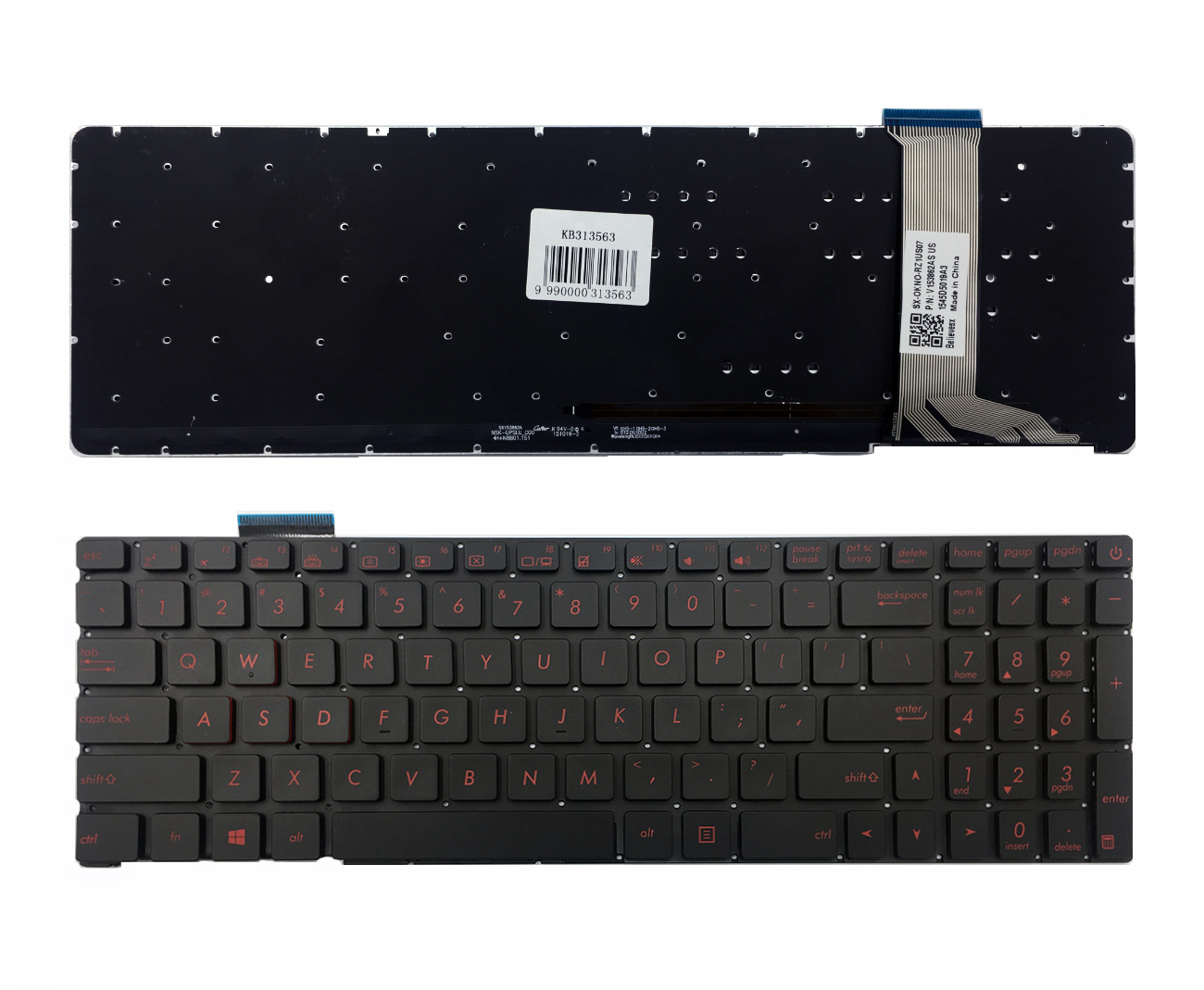Keyboard ASUS: G551 G551J G552 ar backlit