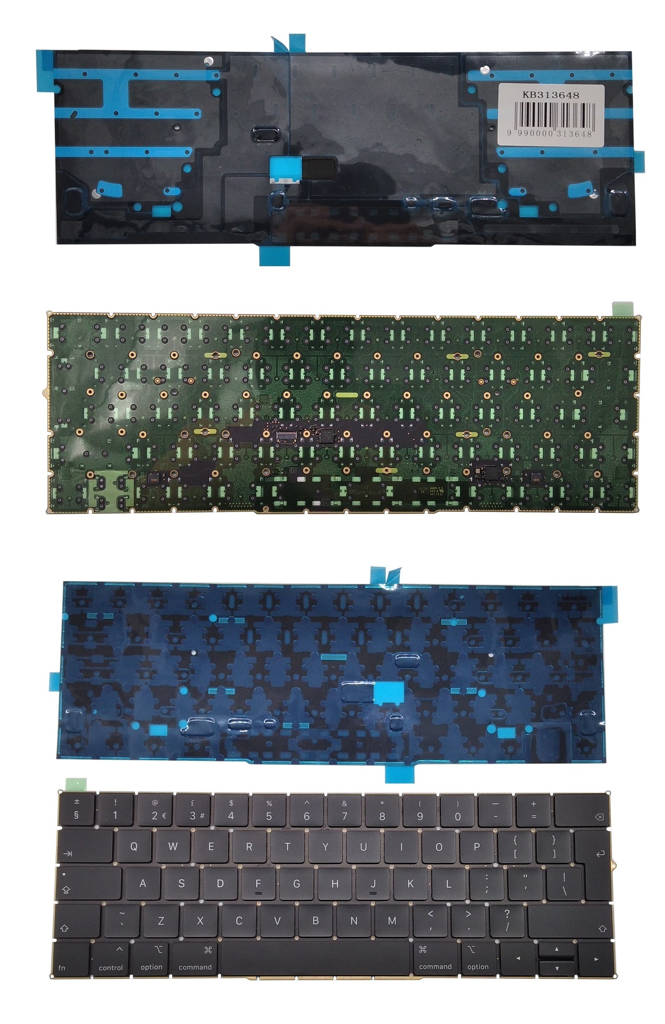 Apple Macbook Pro tastatūra 13" 15" 2018 A1989 A1990, UK