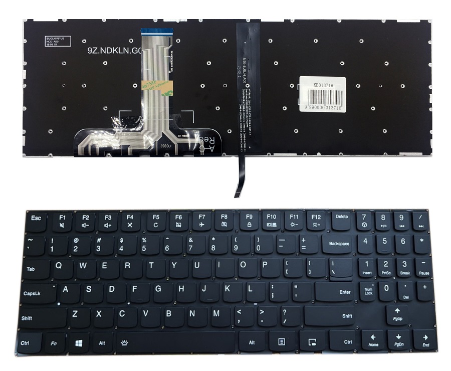 Keyboard Lenovo: Legion Y520 ar balts backlight