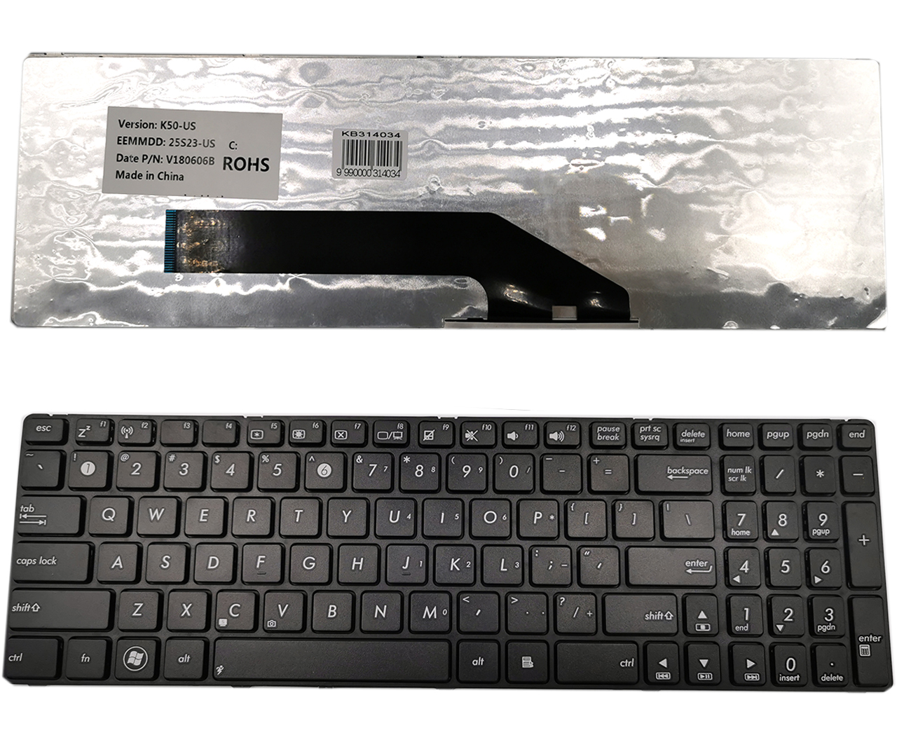 ASUS tastatūra priekš F52, K50, K50C, K50IJ, K50IN